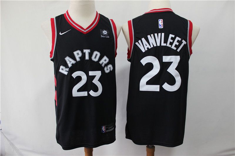 Men Toronto Raptors #23 Vanvleet Black Game Nike NBA Jerseys